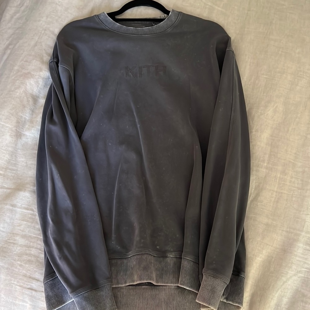KITH unisex gray crewneck